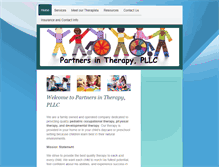 Tablet Screenshot of partnersintherapy.com